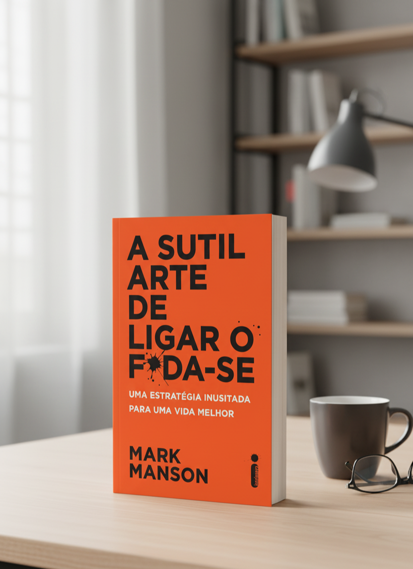 Capa do livro A sutil arte de ligar o foda-se